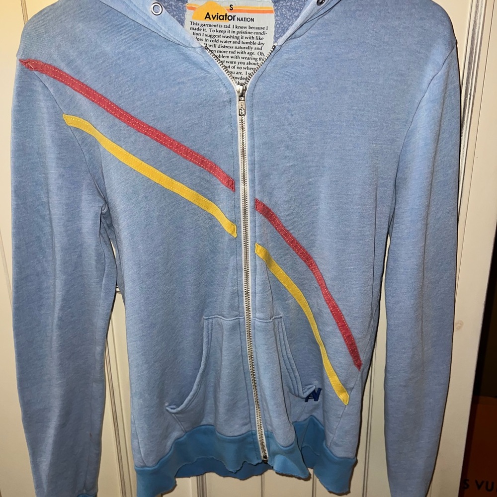 Aviator Nation Blue Hoody